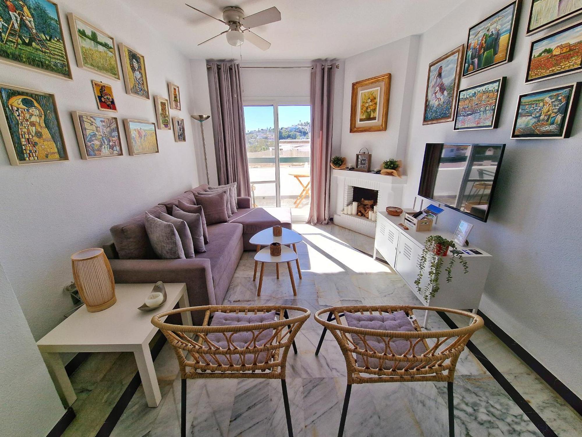 Hermoso Piso En La Cala De Mijas Con Vistas Al Mar Ngoại thất bức ảnh